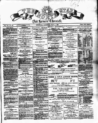 cover page of North Star and Farmers' Chronicle published on May 11, 1899