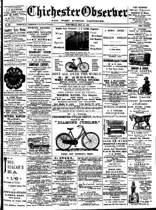 cover page of Chichester Observer published on May 12, 1897