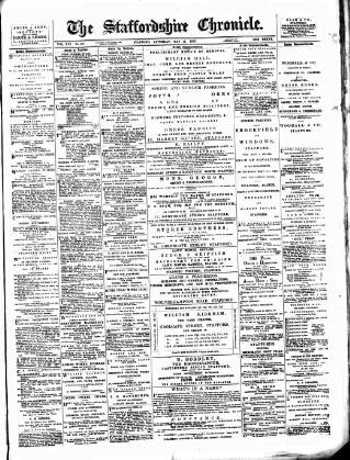 cover page of Staffordshire Chronicle published on May 11, 1895
