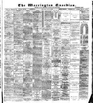 cover page of Warrington Guardian published on May 11, 1889