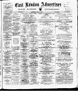 cover page of Tower Hamlets Independent and East End Local Advertiser published on May 12, 1900