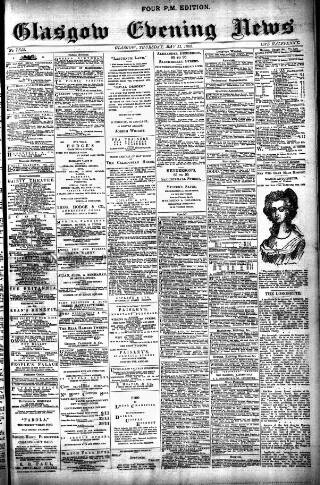 cover page of Glasgow Evening Post published on May 11, 1893