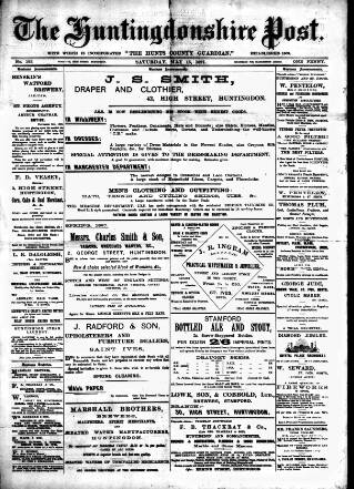 cover page of Hunts Post published on May 15, 1897