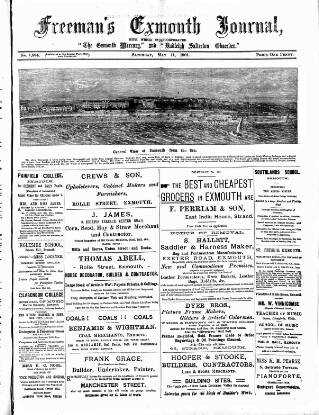 cover page of Exmouth Journal published on May 11, 1901