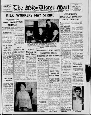 cover page of Mid-Ulster Mail published on May 11, 1968