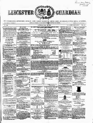 cover page of Leicester Guardian published on May 12, 1860