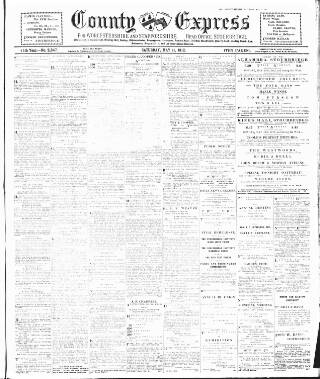 cover page of County Express published on May 11, 1912