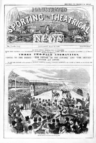 cover page of Illustrated Sporting News and Theatrical and Musical Review published on May 12, 1866