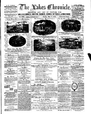 cover page of Lakes Chronicle and Reporter published on May 11, 1888