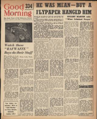 cover page of Good Morning published on May 11, 1944