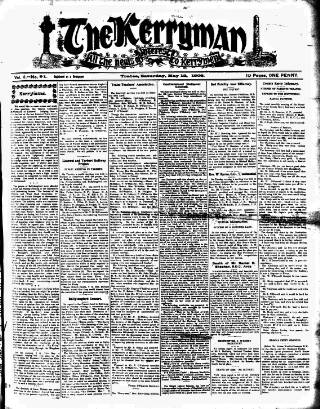 cover page of Kerryman published on May 12, 1906