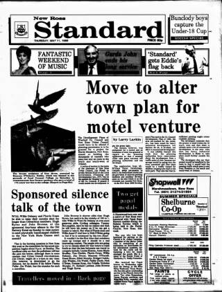 cover page of New Ross Standard published on May 11, 1989