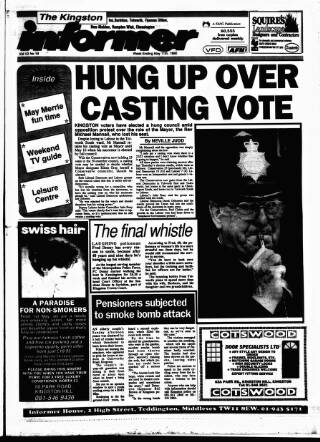 cover page of Kingston Informer published on May 11, 1990