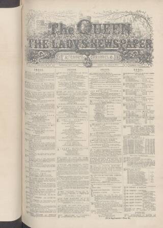 cover page of The Queen published on May 11, 1872
