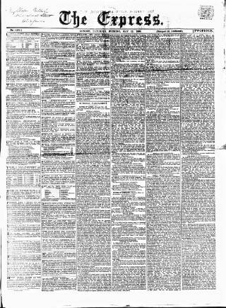 cover page of Express (London) published on May 12, 1860