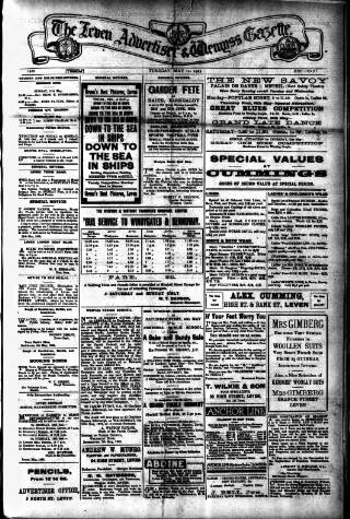 cover page of Leven Advertiser & Wemyss Gazette published on May 12, 1925