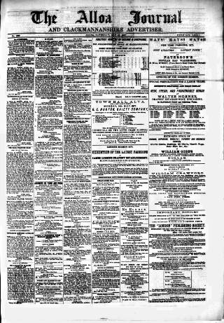 cover page of Alloa Journal published on May 12, 1877