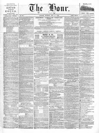 cover page of Hour published on May 11, 1874