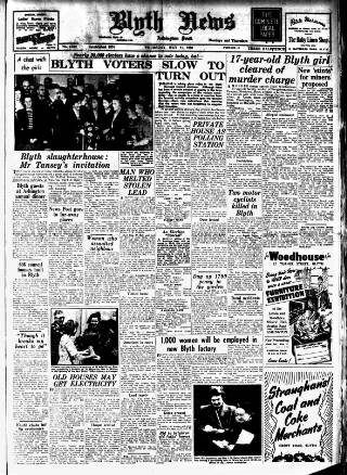 cover page of Blyth News published on May 11, 1950