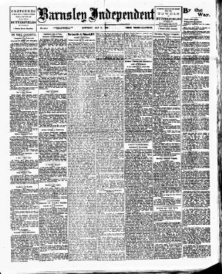 cover page of Barnsley Independent published on May 11, 1918