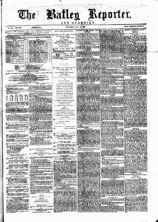 cover page of Batley Reporter and Guardian published on May 12, 1883