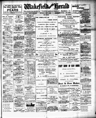 cover page of Wakefield and West Riding Herald published on May 11, 1901