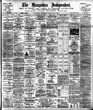 cover page of Hampshire Independent published on May 11, 1907