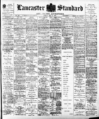 cover page of Lancaster Standard and County Advertiser published on May 11, 1900
