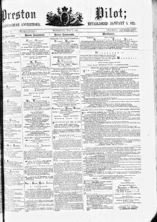 cover page of Preston Pilot published on May 7, 1879