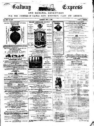 cover page of Galway Express published on May 11, 1895