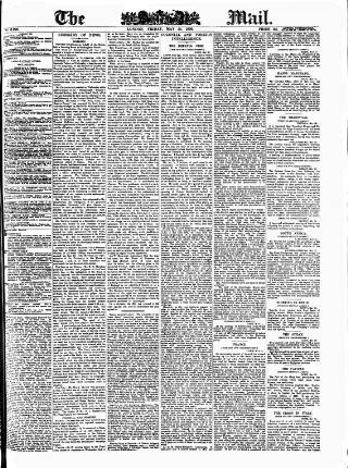 cover page of Evening Mail published on May 12, 1899
