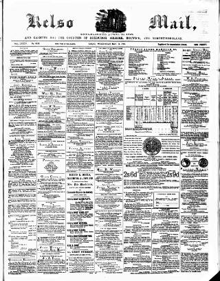 cover page of Kelso Mail published on May 11, 1881