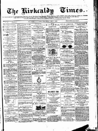 cover page of Kirkcaldy Times published on May 11, 1892