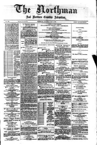 cover page of Northman and Northern Counties Advertiser published on May 3, 1890