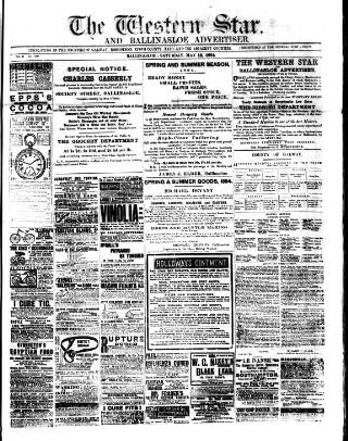 cover page of Western Star and Ballinasloe Advertiser published on May 12, 1894