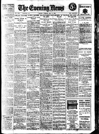 cover page of Evening News (London) published on May 11, 1909