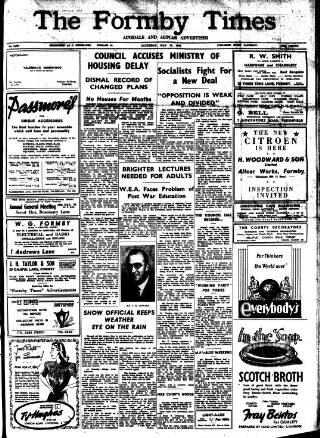 cover page of Formby Times published on May 11, 1946