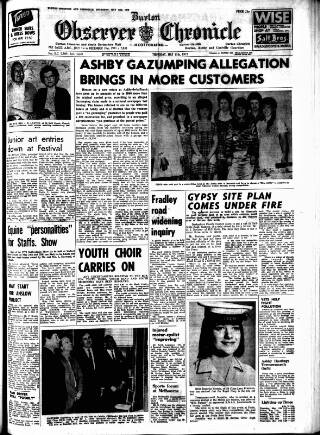 cover page of Burton Observer and Chronicle published on May 11, 1972