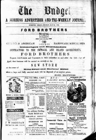 cover page of Budget (Jamaica) published on May 12, 1879