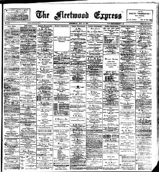 cover page of Fleetwood Express published on May 12, 1897