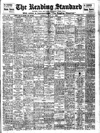 cover page of Reading Standard published on May 11, 1945