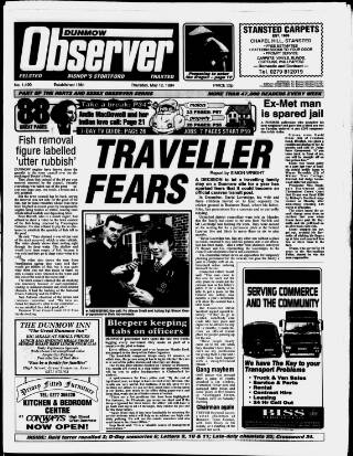 cover page of Dunmow Observer published on May 12, 1994