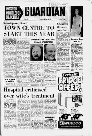 cover page of Middleton Guardian published on May 12, 1978