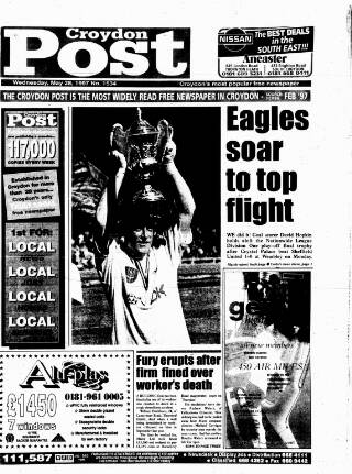 cover page of Croydon Post published on May 28, 1997