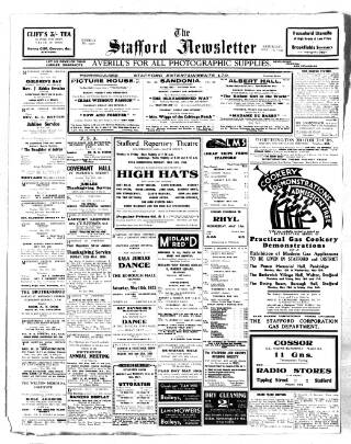 cover page of Staffordshire Newsletter published on May 11, 1935