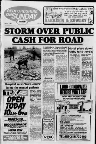 cover page of Bedfordshire on Sunday published on May 12, 1985