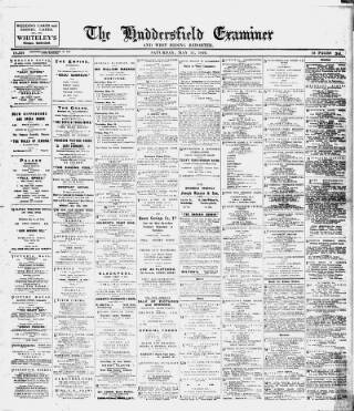 cover page of Huddersfield and Holmfirth Examiner published on May 11, 1929
