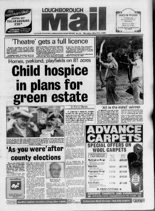cover page of Loughborough Mail published on May 11, 1989