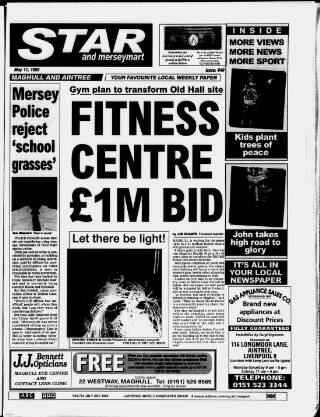 cover page of Maghull & Aintree Star published on May 11, 1995