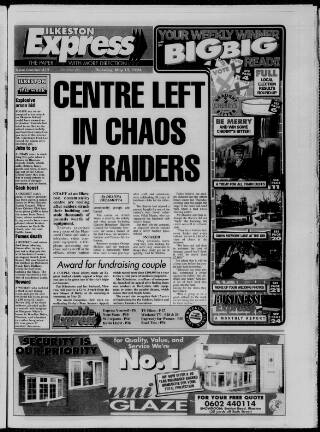 cover page of Ilkeston Express published on May 12, 1994